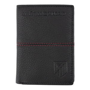 Billetera Vertical Piel Escudo